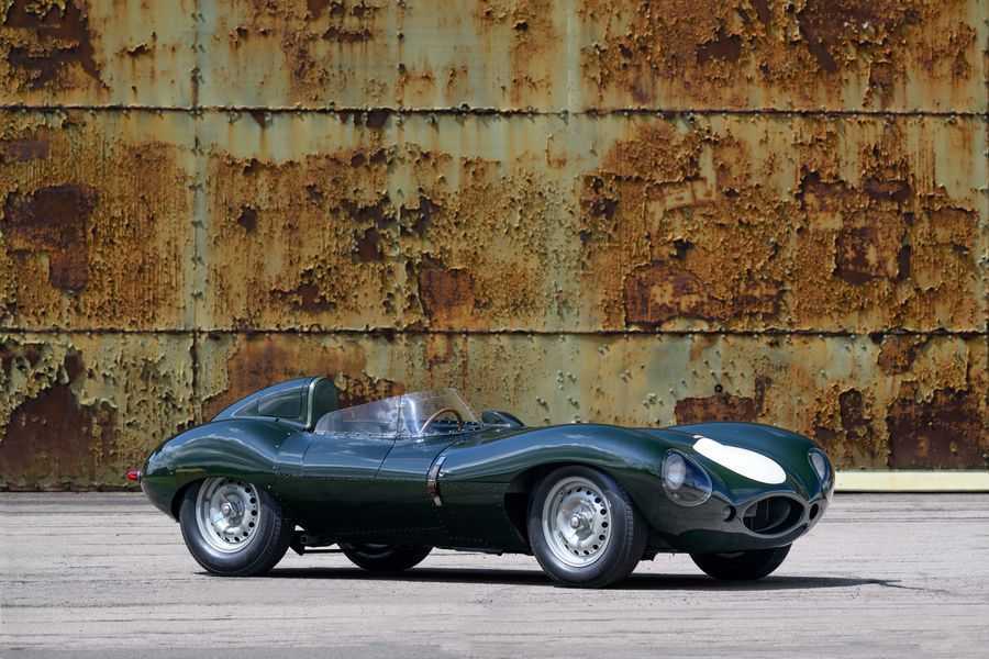 1955 Jaguar D-Type Short Nose car for sale on website designed and built by racecar